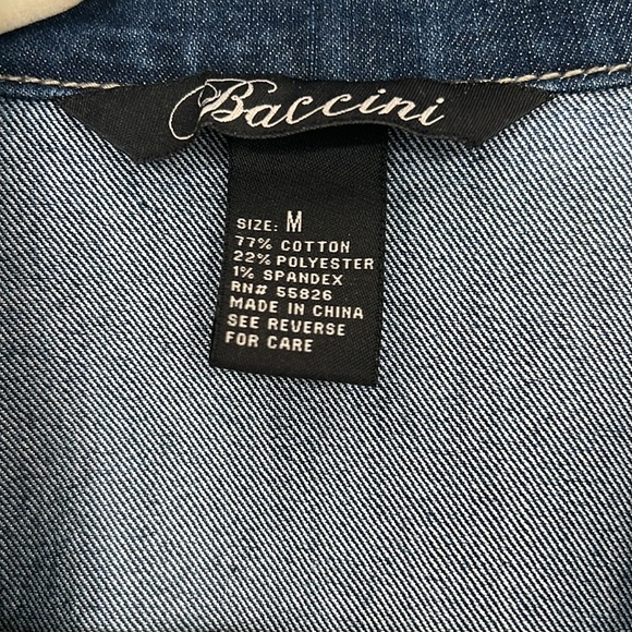 Baccini Blue Jean Jacket - Picture 2 of 4